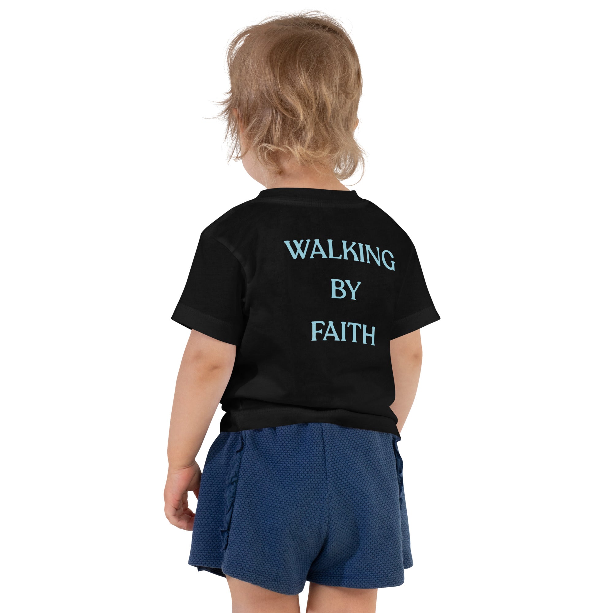 Walking By Faith Toddler Short Sleeve Tee