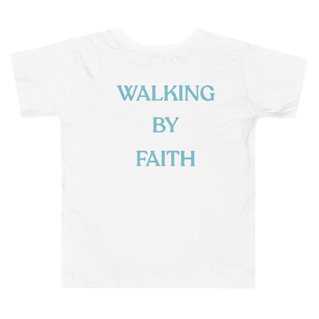 Walking By Faith Toddler Short Sleeve Tee