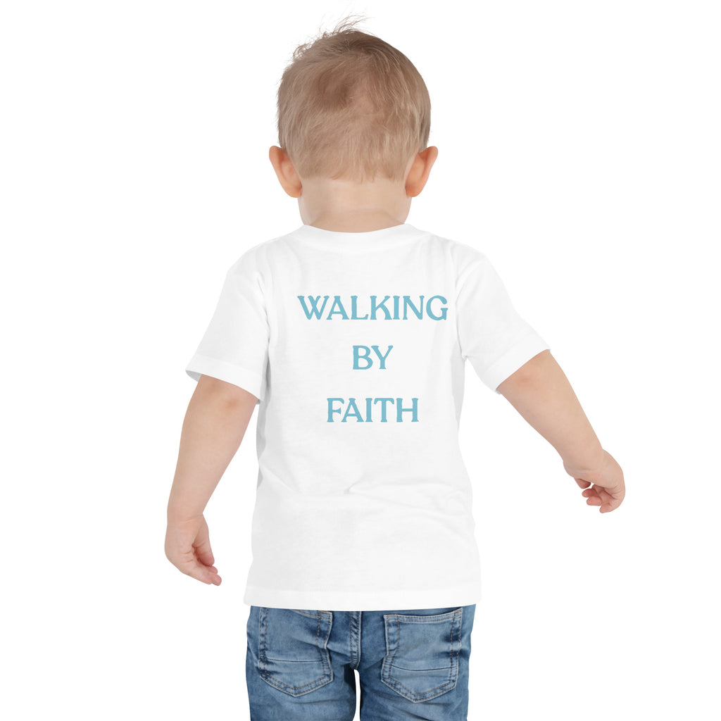 Walking By Faith Toddler Short Sleeve Tee