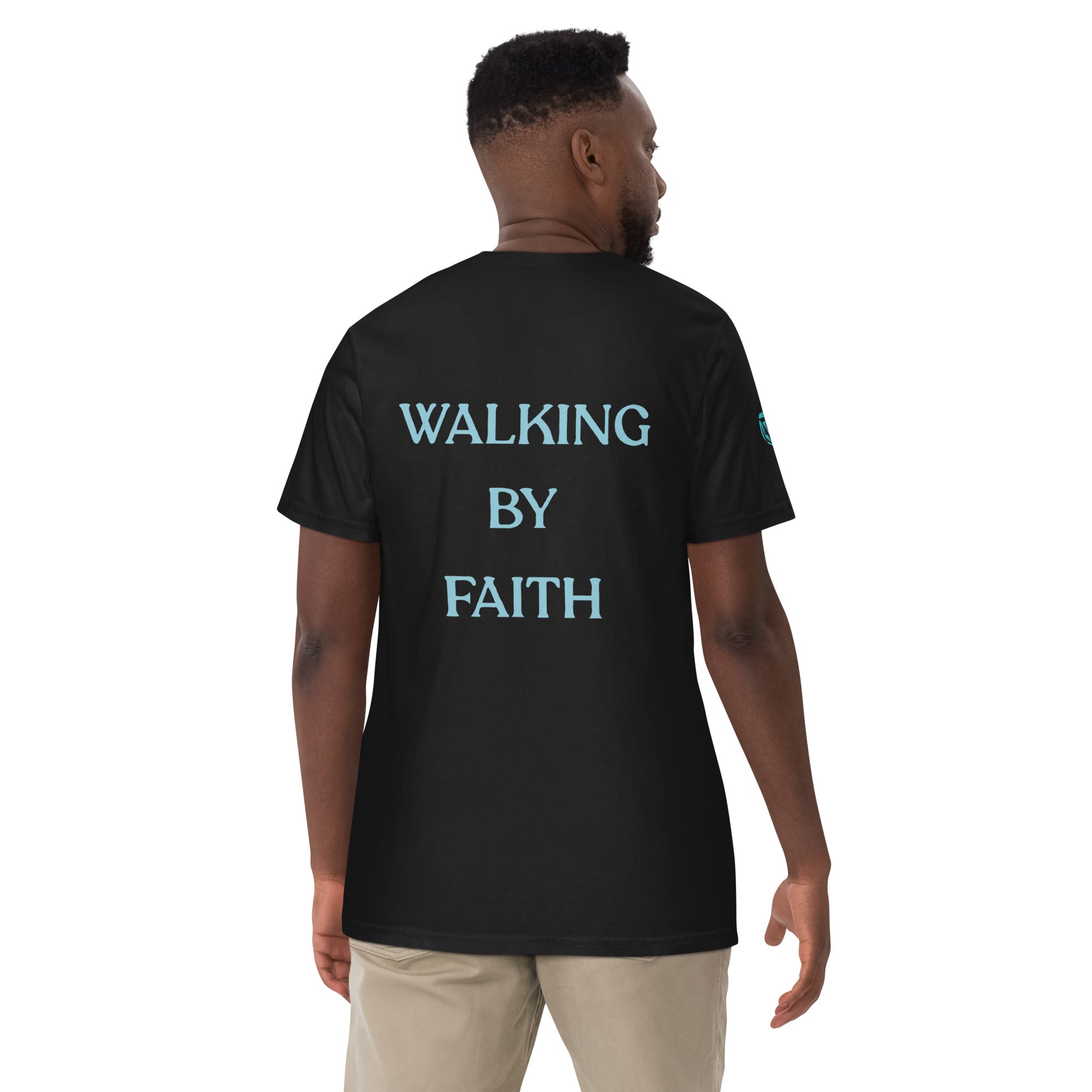 Walking By Faith Unisex Garment-Dyed Heavyweight T-Shirt